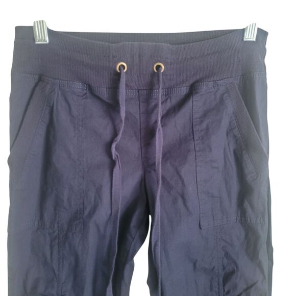 XCVI Wearables Jules Pant Women's XS Navy Blue Ruched Casual Outdoor Pull On - Picture 4 of 12